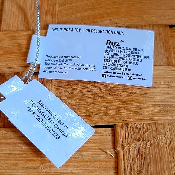 ABOMINABLE SNOWMONSTER DECOUPAGE ORNAMENT/RUDOLPH THE RED-NOSED REINDEER MOVIE - Picture 4 of 4